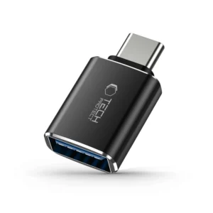 Tech-Protect UltraBoost USB-C (Male) / USB-A (Female) OTG Adapter - Blackeng