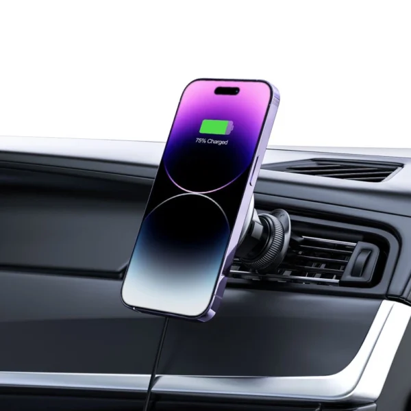 Tech-Protect MM15W-V3 Car Phone Holder with MagSafe 15W Inductive Charger for Air Vent - Blackeng