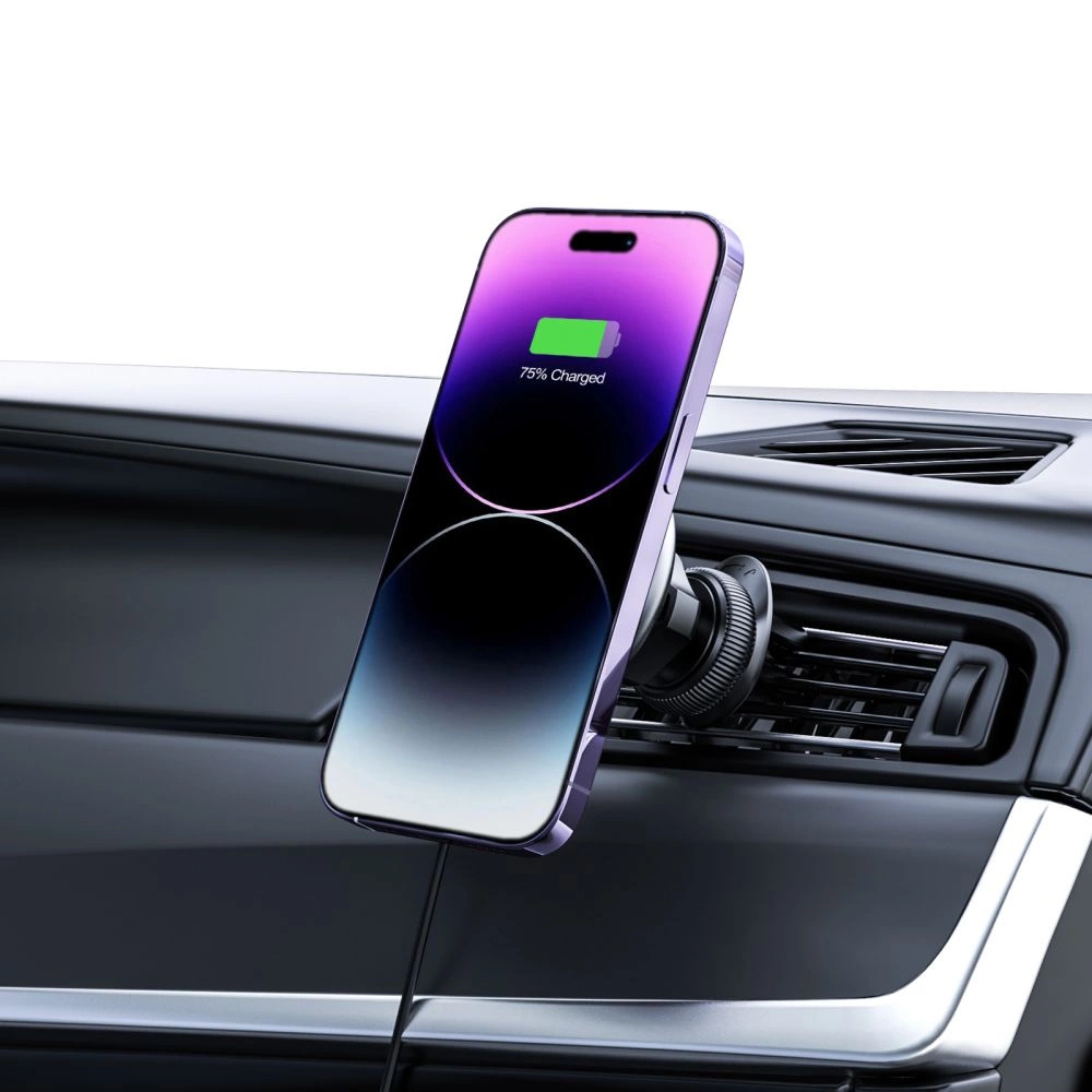 Tech-Protect MM15W-V3 Car Phone Holder with MagSafe 15W Inductive Charger for Air Vent - Blackeng
