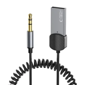 Tech-Protect UltraBoost audio adapter mini jack 3.5mm (male) / Bluetooth - grayeng