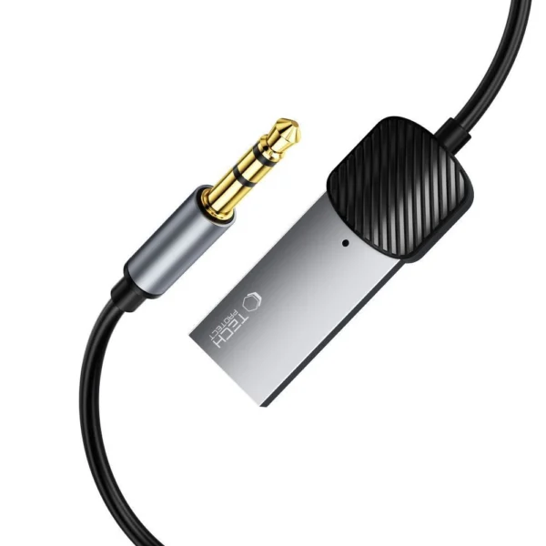 Tech-Protect UltraBoost audio adapter mini jack 3.5mm (male) / Bluetooth - grayeng
