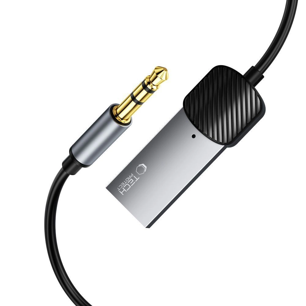 Tech-Protect UltraBoost audio adapter mini jack 3.5mm (male) / Bluetooth - grayeng