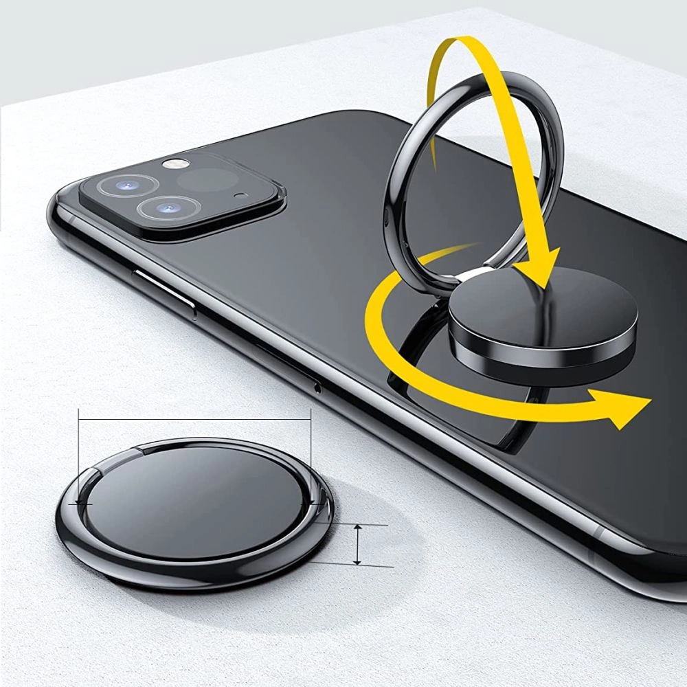 Tech-Protect Magnetic Phone Ring Holder / Ring with Stand Function - Pink Marbleeng