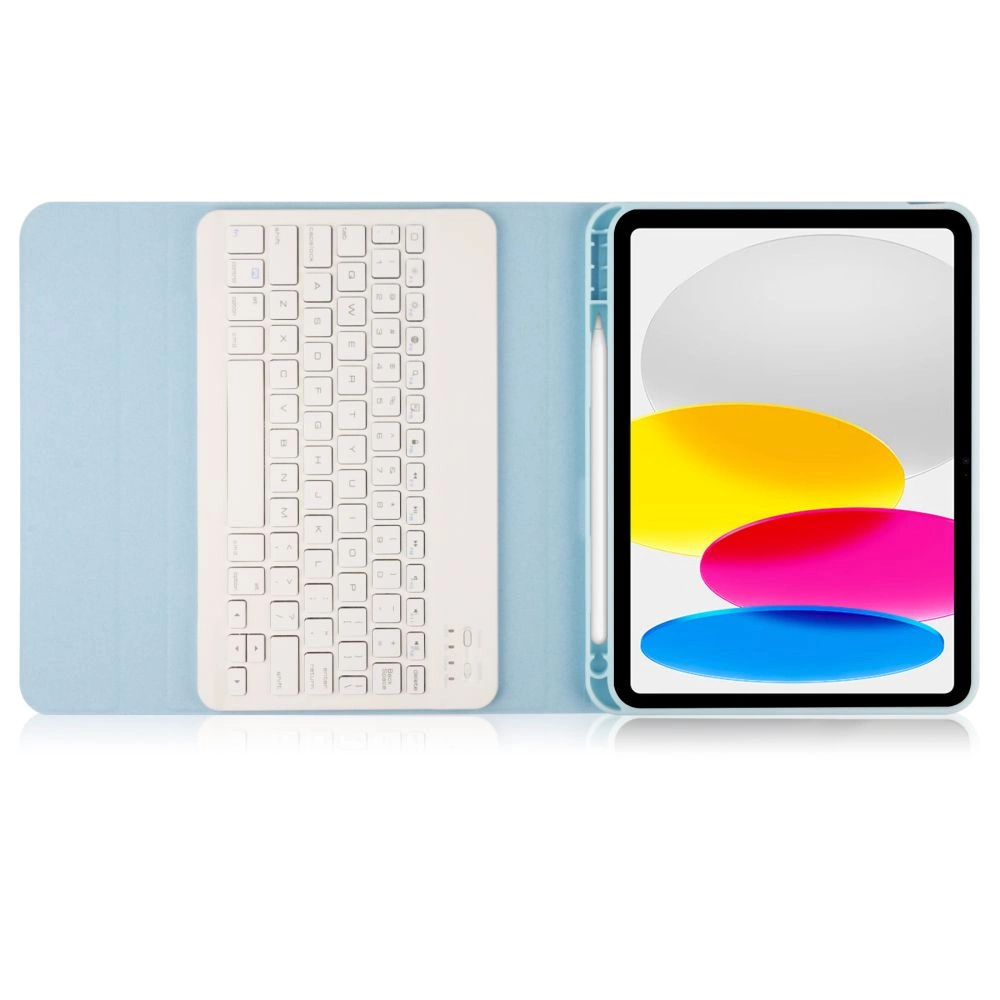 Tech-Protect SC Pen + Keyboard Case with Keyboard for iPad 10.9" 2022 - Light Blueeng