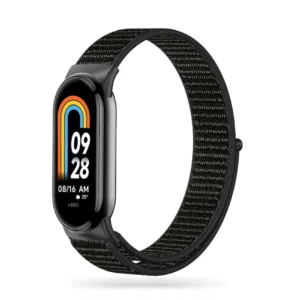 Tech-Protect Nylon Strap for Xiaomi Smart Band 8 / 8 NFC - Blackeng