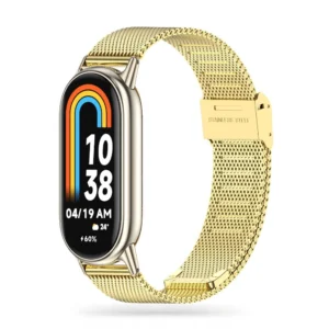 Tech-Protect MilaneseBand strap for Xiaomi Smart Band 8 / 8 NFC - goldeng