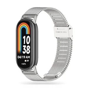 Tech-Protect MilaneseBand Strap for Xiaomi Smart Band 8 / 8 NFC - Silvereng