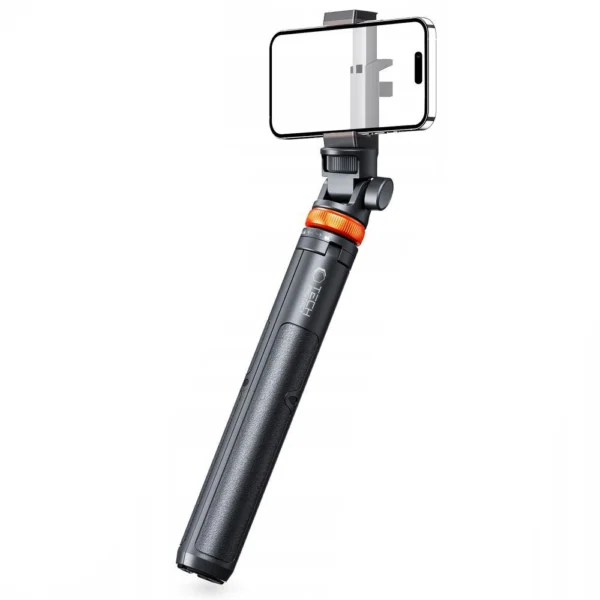 Tech-Protect L03S Bluetooth selfie stick with remote control, tripod up to 148cm and head 180 - blackeng