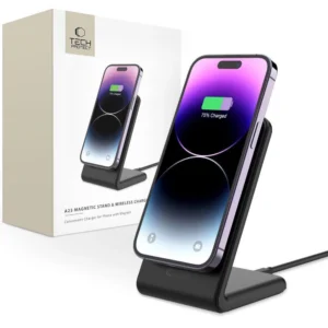 Tech-Protect QI15W-A23 MagSafe 15W inductive charger in the form of a stand - blackeng