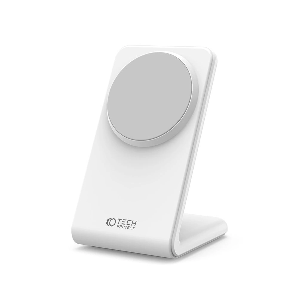 Tech-Protect QI15W-A23 MagSafe 15W inductive charger in the form of a stand - whiteeng