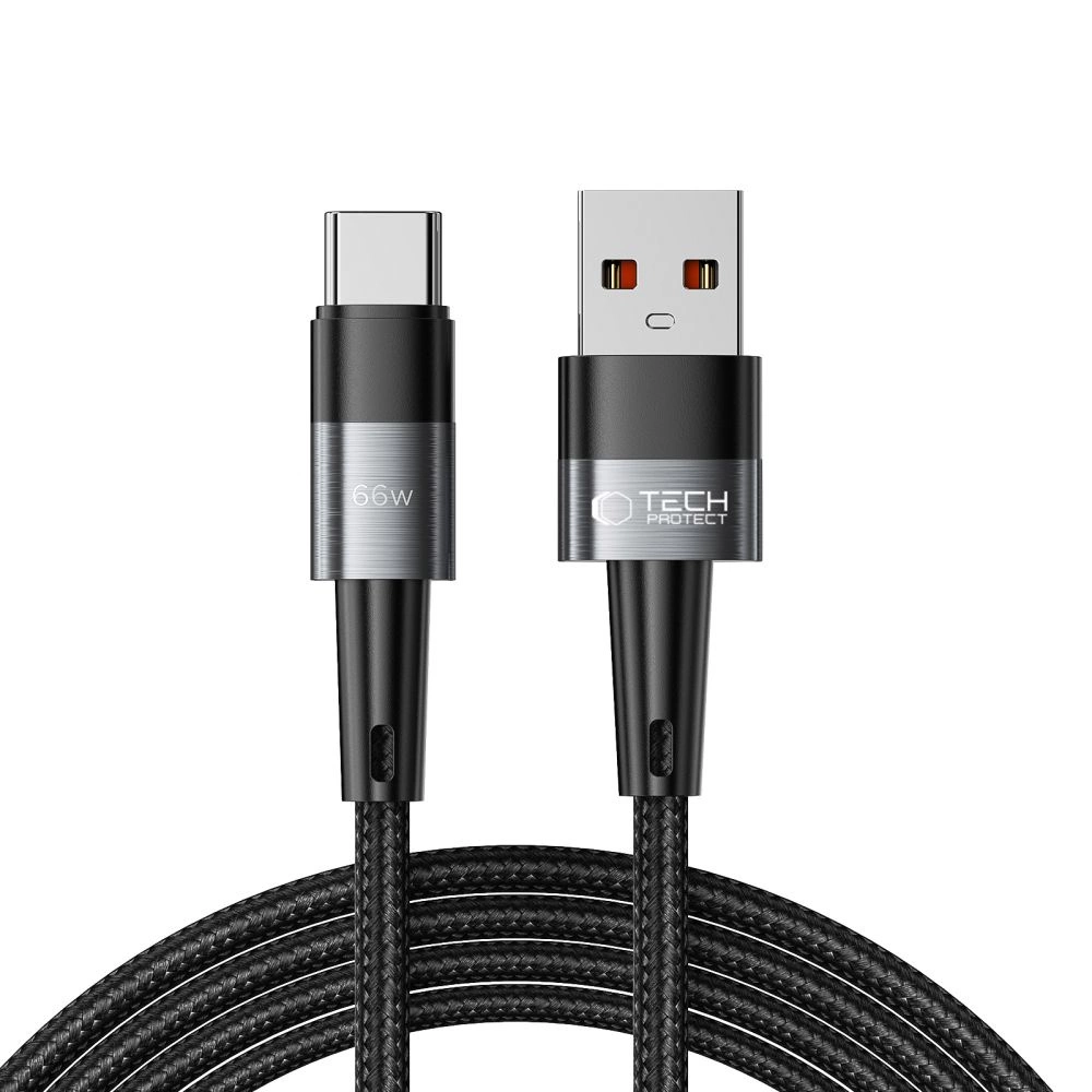 Tech-Protect UltraBoost USB-C / USB-C 66W 6A 2m Cable - Grayeng
