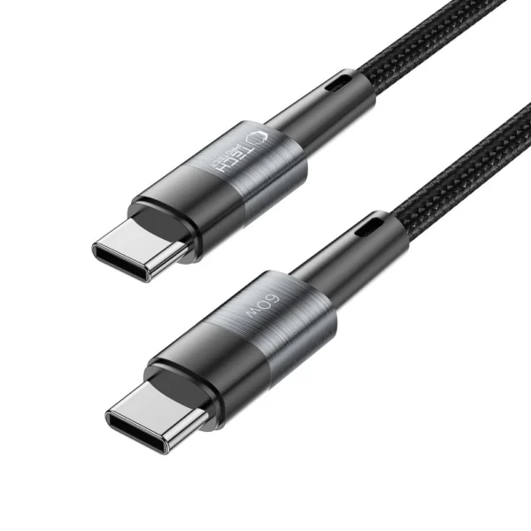Tech-Protect UltraBoost USB-C / USB-C PD Cable 60W 3A 0.25m - Grayeng