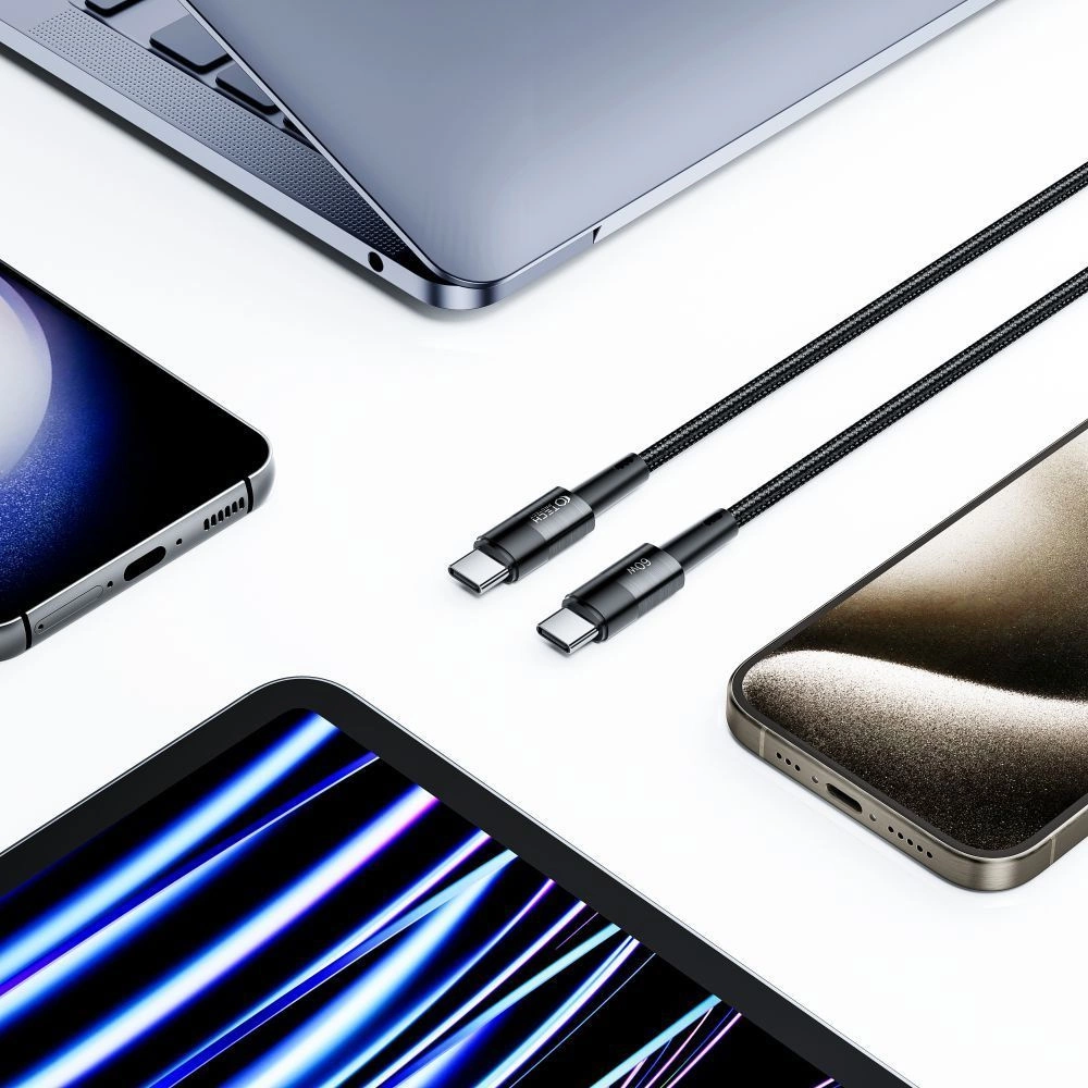 Tech-Protect UltraBoost USB-C / USB-C PD Cable 60W 3A 1m - Grayeng