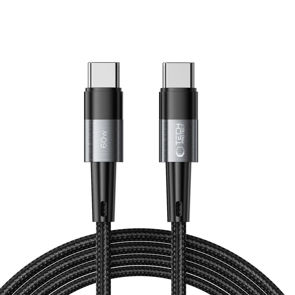 Tech-Protect UltraBoost USB-C / USB-C PD 60W 3A 2m cable - grayeng