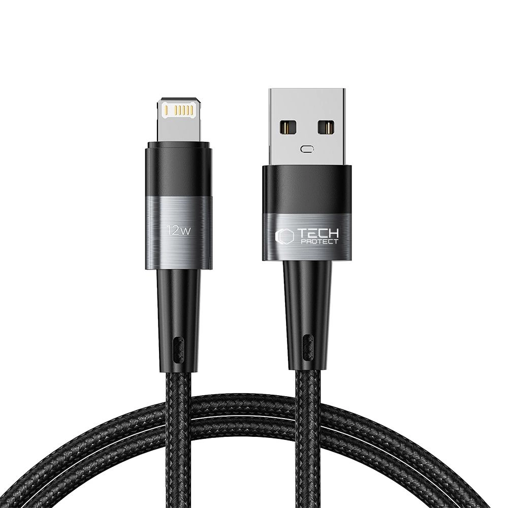 Tech-Protect UltraBoost Lightning / Lightning cable 12W 2.4A 1m - grayeng