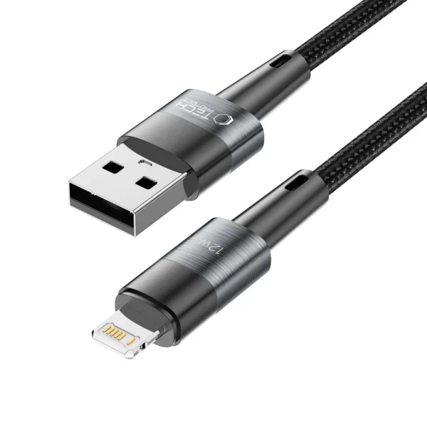 Tech-Protect UltraBoost Lightning / Lightning cable 12W 2.4A 1m - grayeng