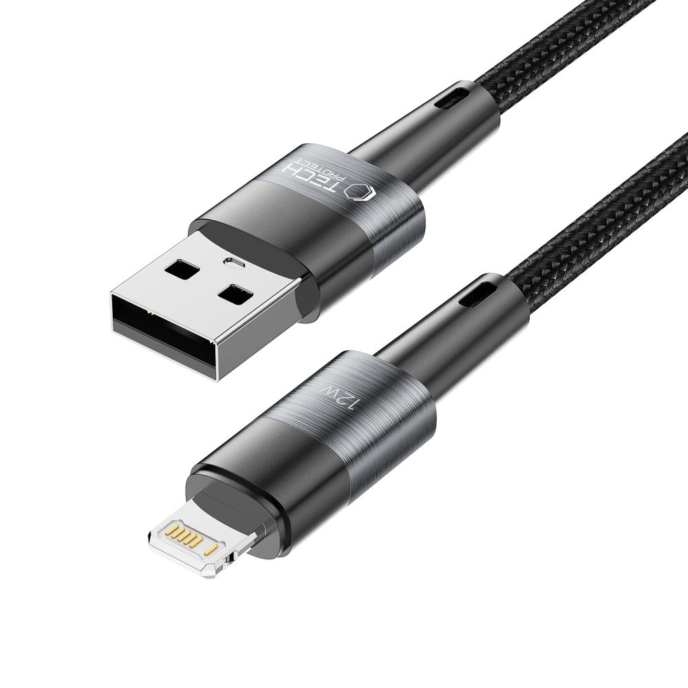 Tech-Protect UltraBoost Lightning / Lightning cable 12W 2.4A 1m - grayeng