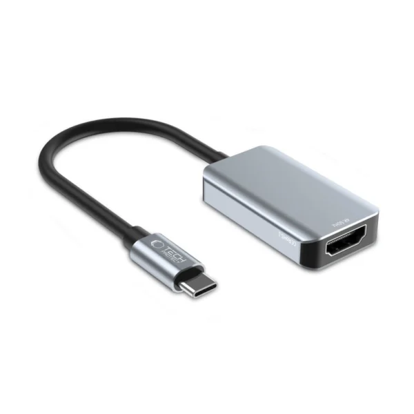 Tech-Protect UltraBoost USB-C (Male) / HDMI (Female) 4K 60Hz Adapter - Blackeng