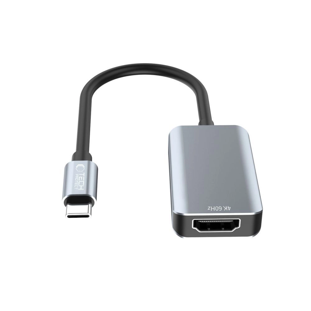 Tech-Protect UltraBoost USB-C (Male) / HDMI (Female) 4K 60Hz Adapter - Blackeng