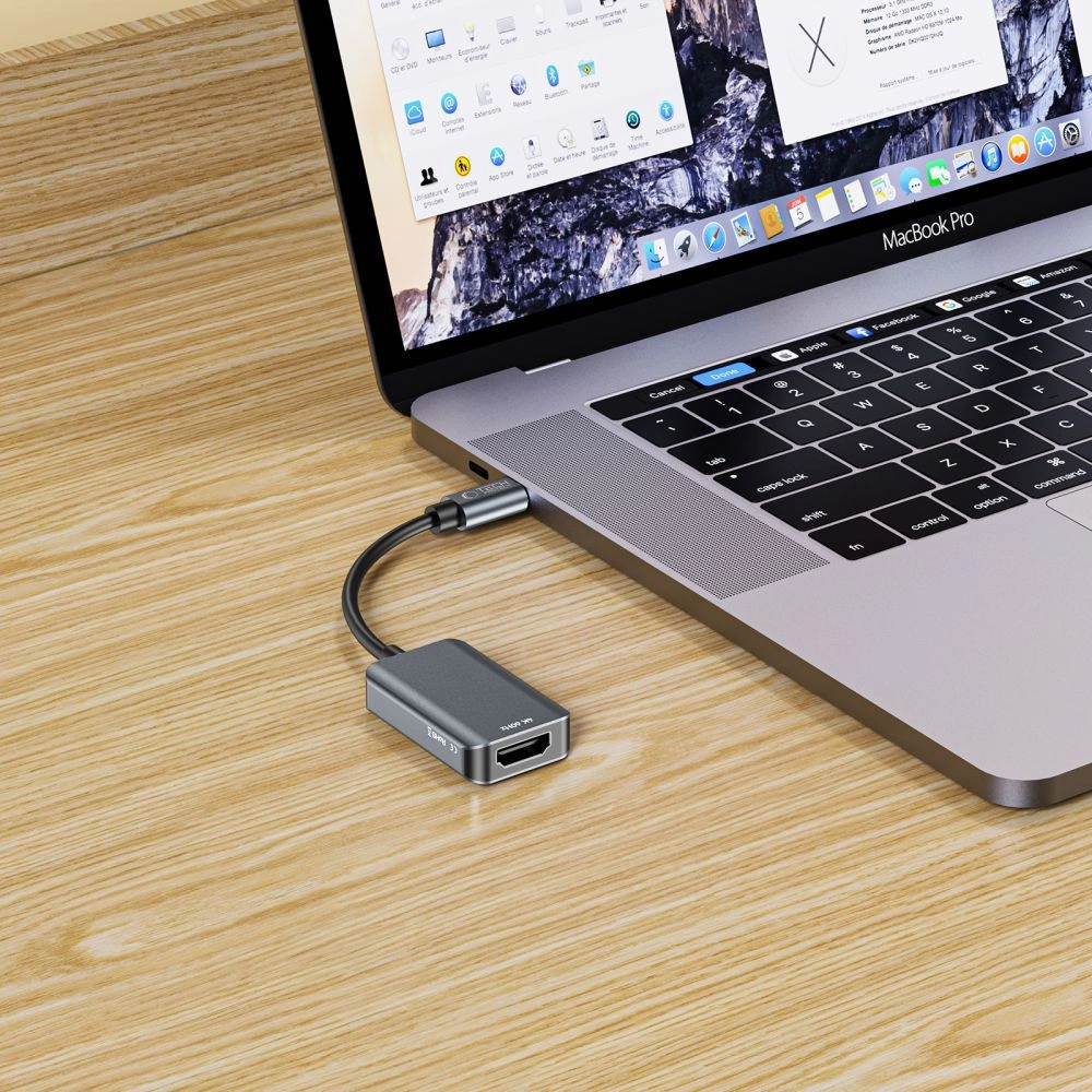 Tech-Protect UltraBoost USB-C (Male) / HDMI (Female) 4K 60Hz Adapter - Blackeng
