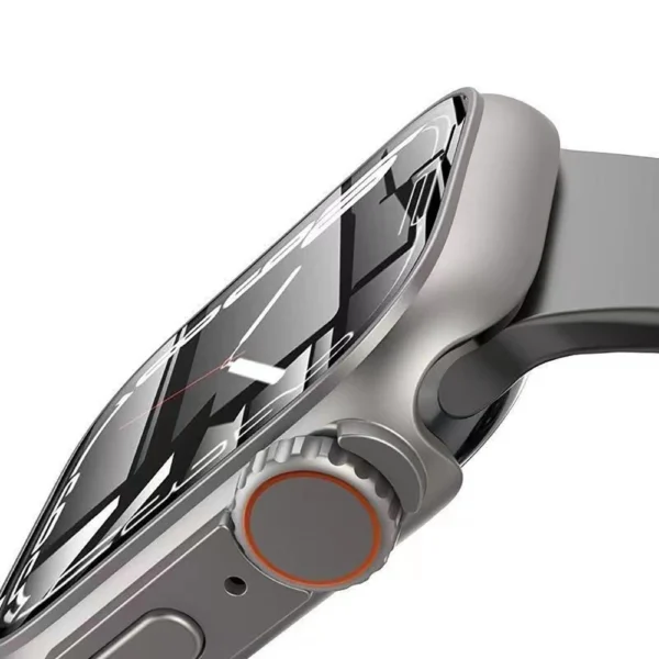 Tech-Protect Defense360 Case for Apple Watch 7 / 8 / 9 (45mm) - Black/Orangeeng