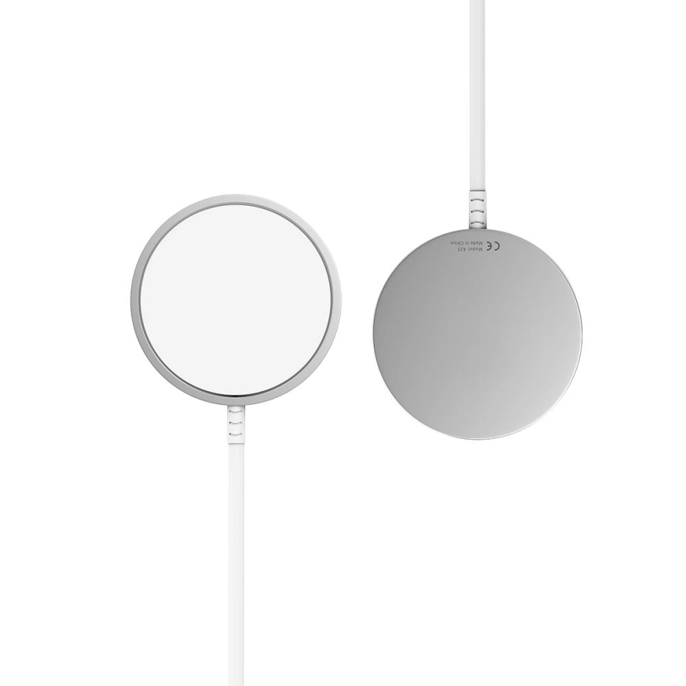 Tech-Protect QI15W-A25 MagSafe 15W Inductive Charger with USB-A / USB-C Cable - Whiteeng