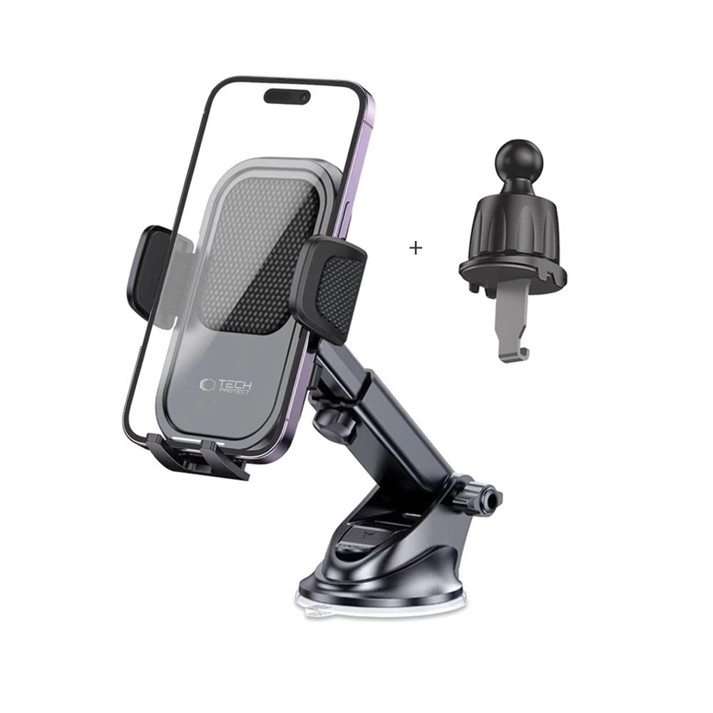 Tech-Protect V6 Car Phone Holder for Cockpit/Air Vent - Blackeng