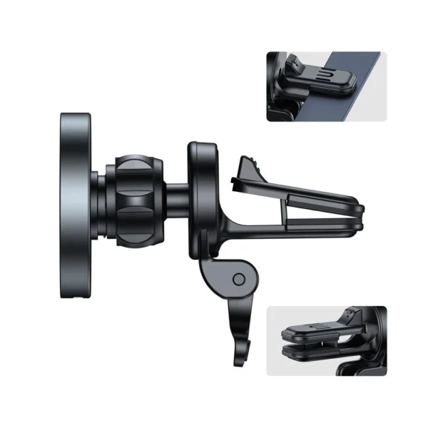 Tech-Protect MM15W-V5 Car Phone Holder with MagSafe 15W Inductive Charger for Air Vent - Blackeng