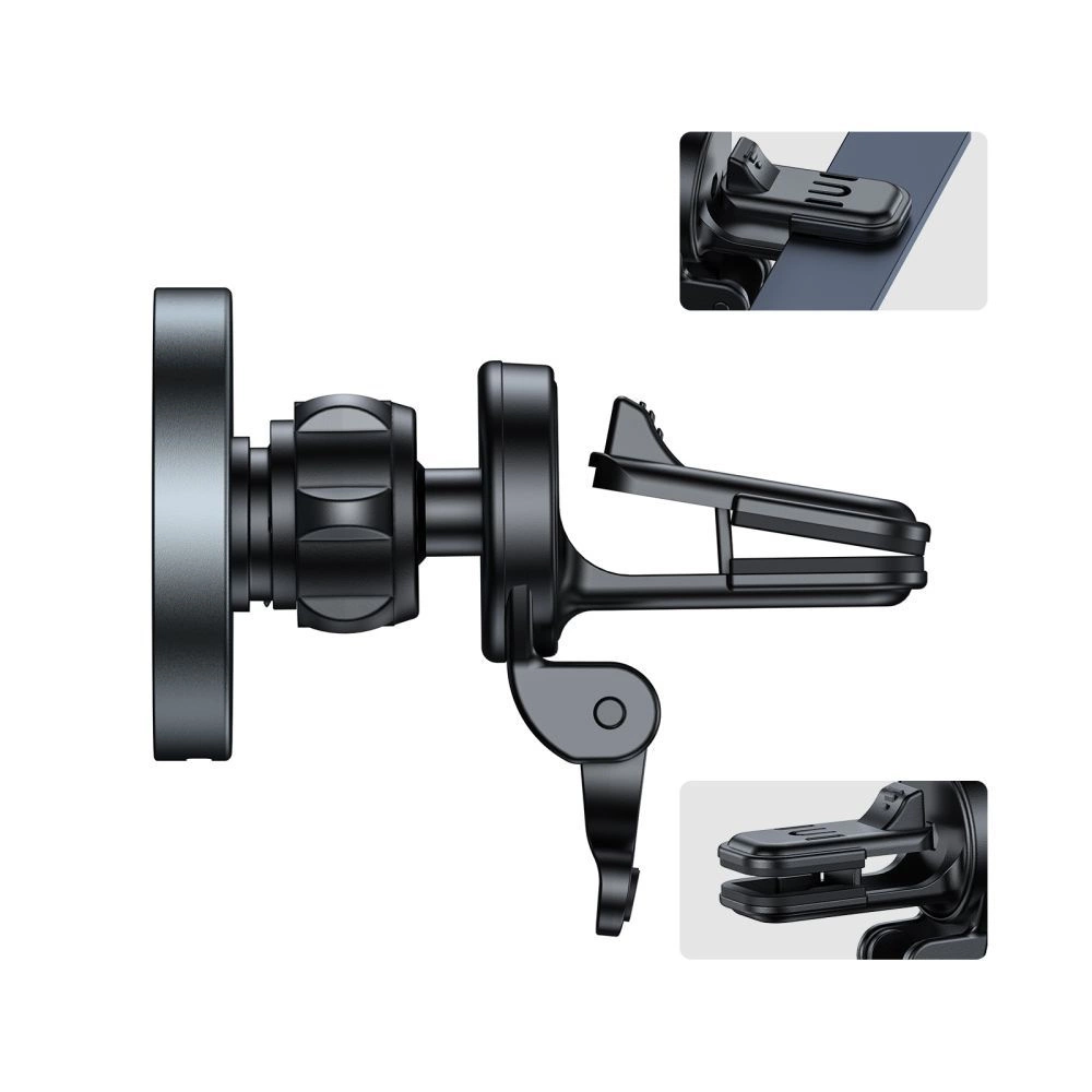 Tech-Protect MM15W-V5 Car Phone Holder with MagSafe 15W Inductive Charger for Air Vent - Blackeng