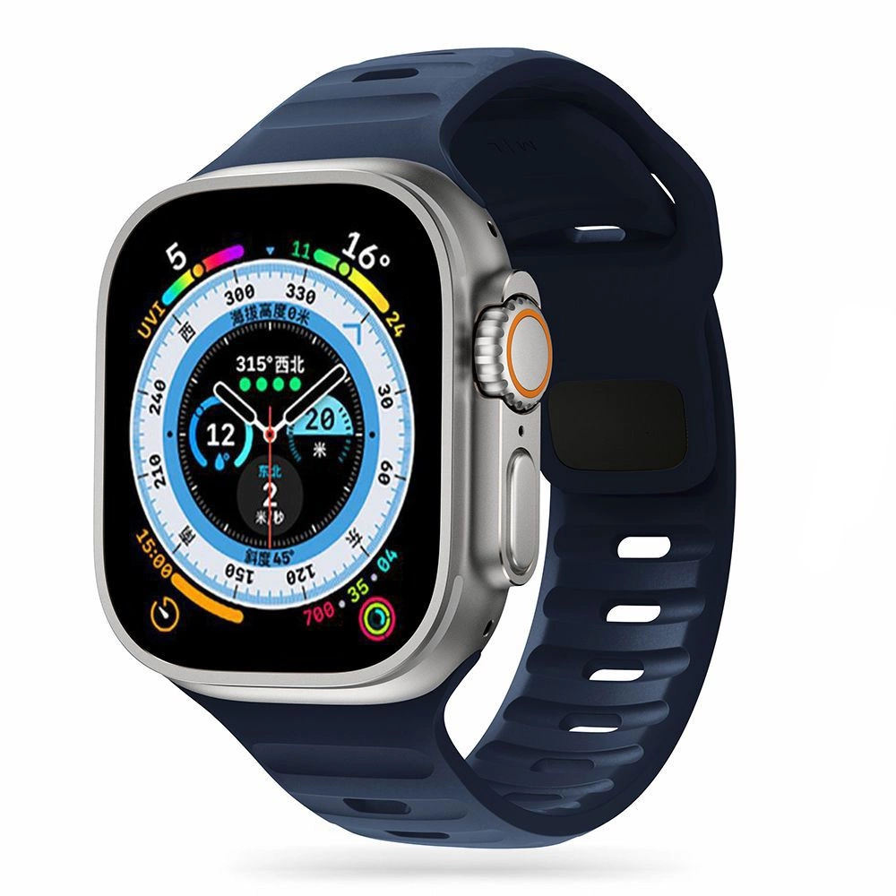 Tech-Protect IconBand Line Strap for Apple Watch 4 / 5 / 6 / 7 / 8 / 9 / SE / Ultra 1 / 2 (42/44/45/49 mm) - Navy Blueeng