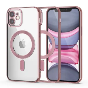 Tech-Protect MagShine Line MagSafe iPhone 11 Case - Pinkeng
