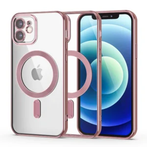 Tech-Protect MagShine Line MagSafe iPhone 12 Case - Pinkeng