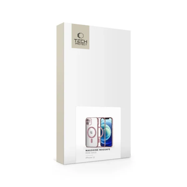 Tech-Protect MagShine Line MagSafe iPhone 12 Case - Pinkeng