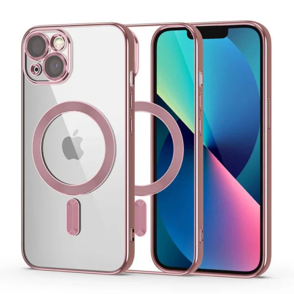 Tech-Protect MagShine Line MagSafe iPhone 13 Case - Pinkeng