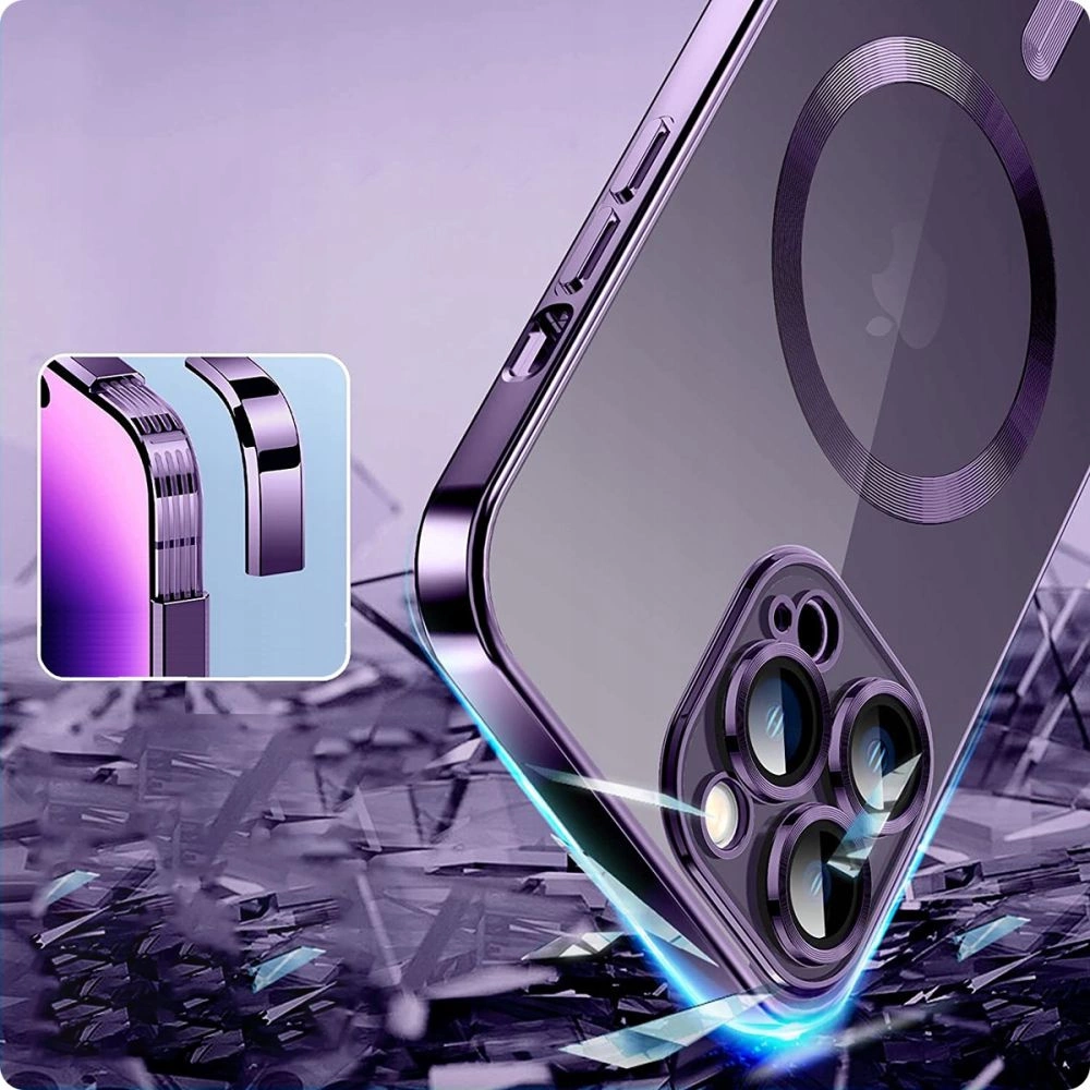 Tech-Protect MagShine Line MagSafe iPhone 13 Case - Pinkeng