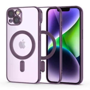 Tech-Protect MagShine Line MagSafe iPhone 14 Case - Purpleeng