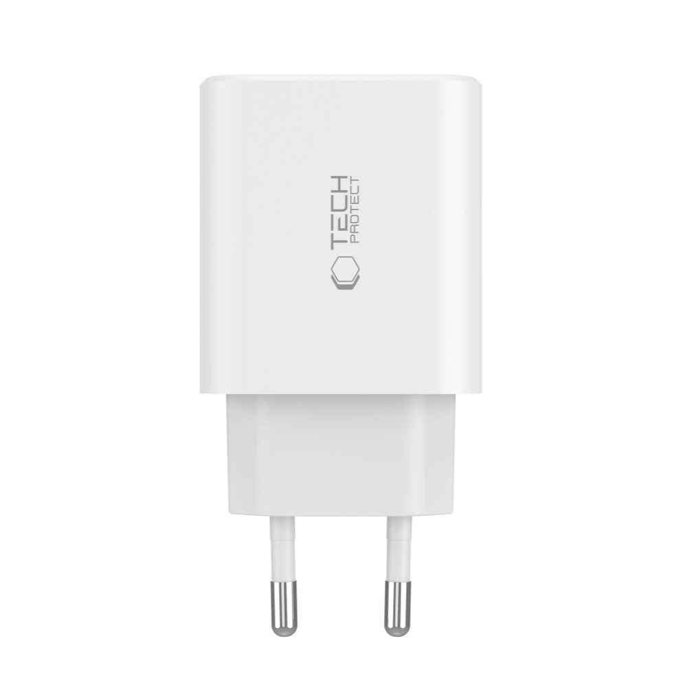 Tech-Protect NC30W charger 2x USB-C PD 30W / USB-A QC 3.0 - blackeng