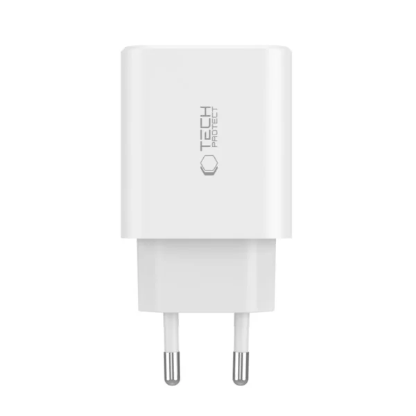 Tech-Protect NC30W charger 2x USB-C PD 30W / USB-A QC 3.0 - whiteeng
