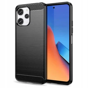Tech-Protect TPUCarbon Case for Xiaomi Redmi 12 - Blackeng