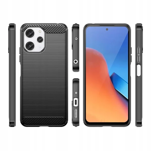 Tech-Protect TPUCarbon Case for Xiaomi Redmi 12 - Blackeng