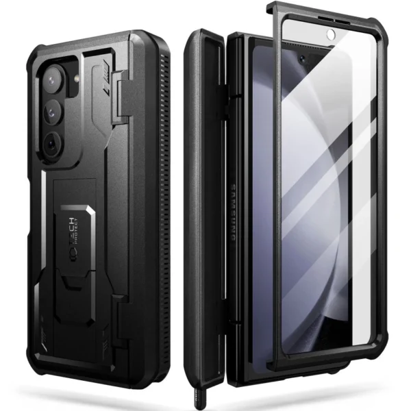 Tech-Protect Kevlar Pro Pen Case for Samsung Galaxy Z Fold 5 - Blackeng