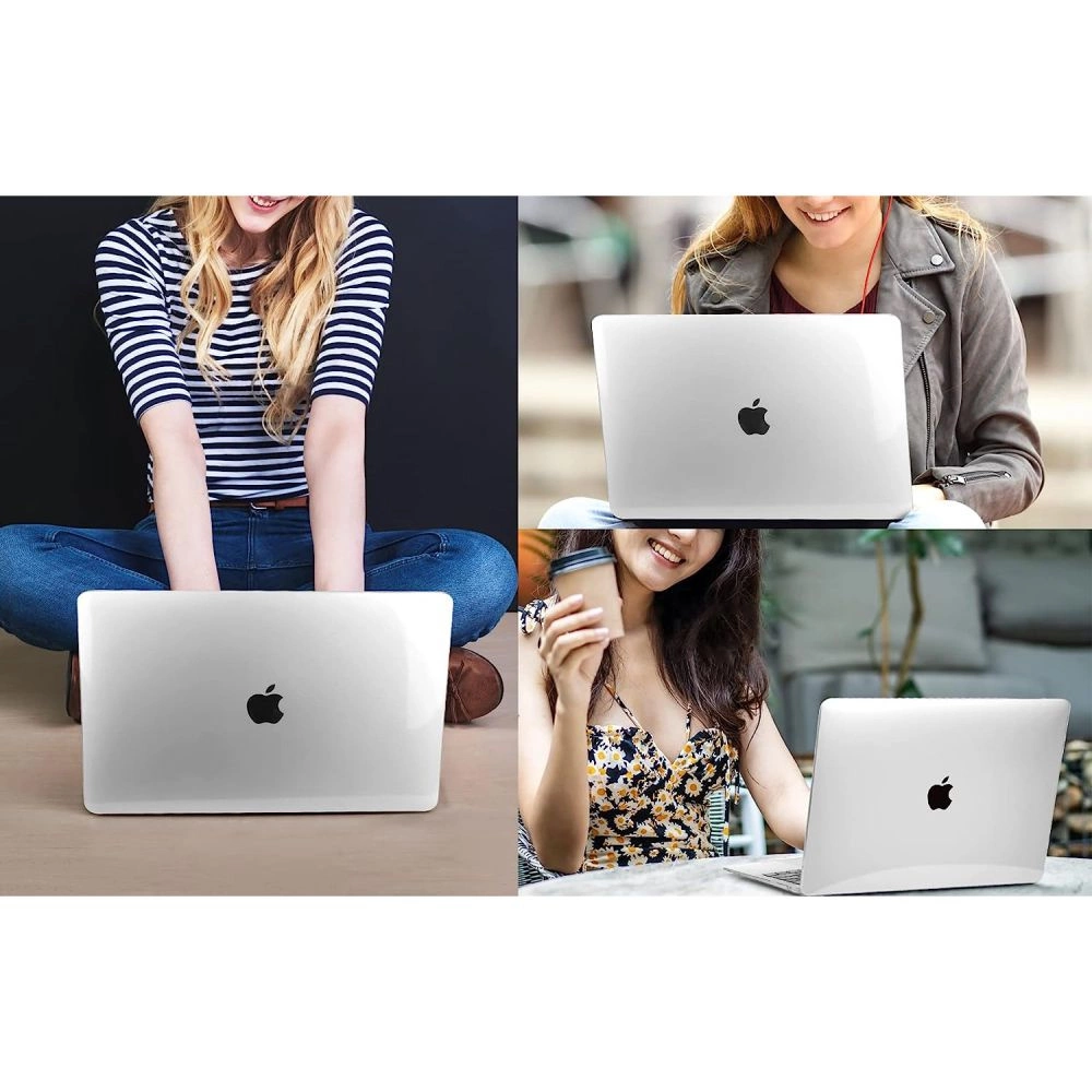 Tech-Protect SmartShell Case for MacBook Air 15" M2 / M3 / 2023-2024 - Transparenteng