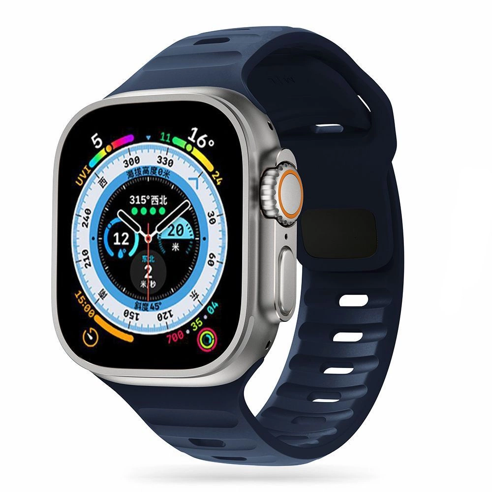 Tech-Protect IconBand Line Strap for Apple Watch 4 / 5 / 6 / 7 / 8 / 9 / SE (38/40/41 mm) - Navy Blueeng