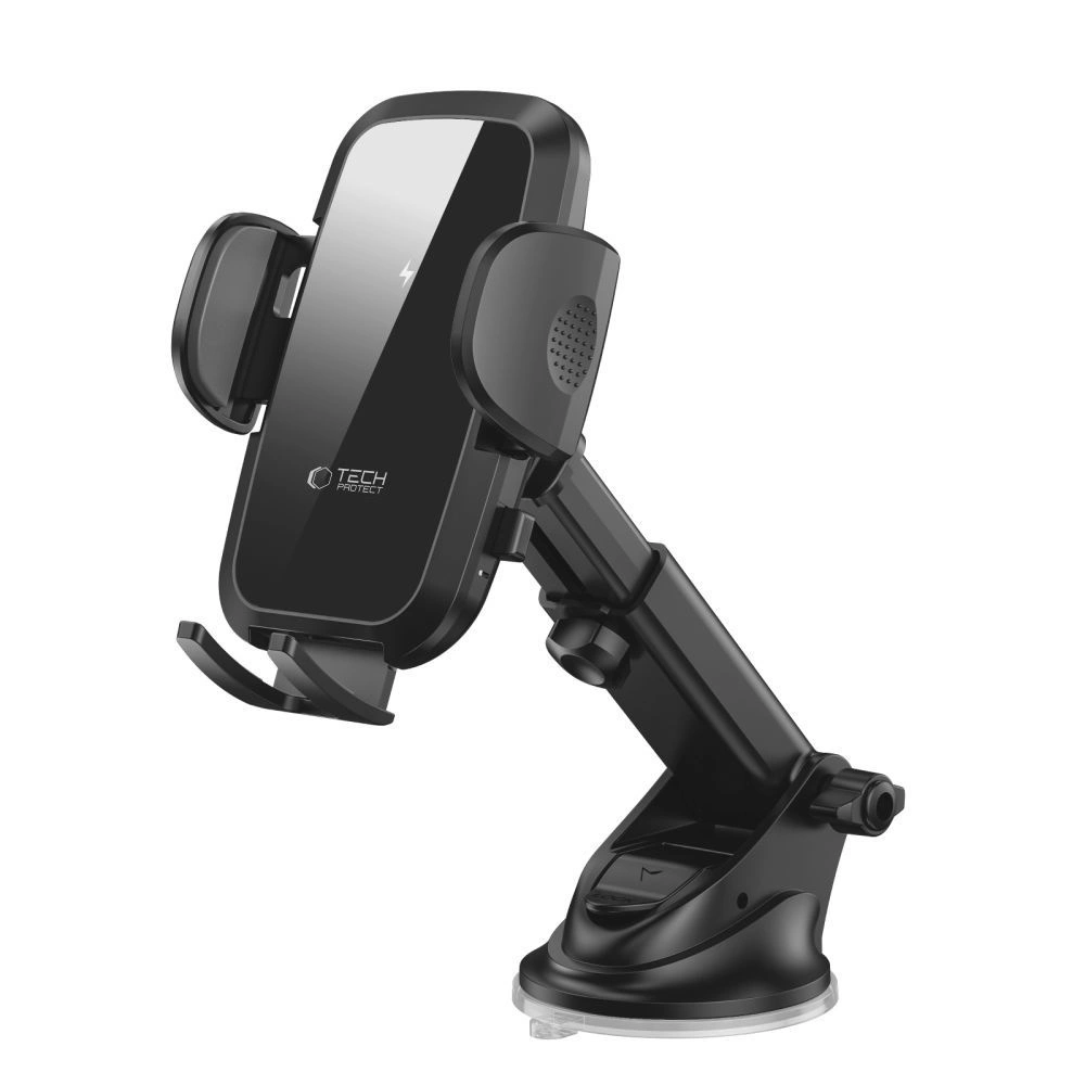 Tech-Protect CM15W-V1 Car Phone Holder with 15W Inductive Charger for Cockpit/Air Vent - Blackeng