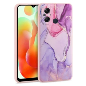 Tech-Protect Mood Case for Xiaomi Redmi 12C - Pink Marbleeng