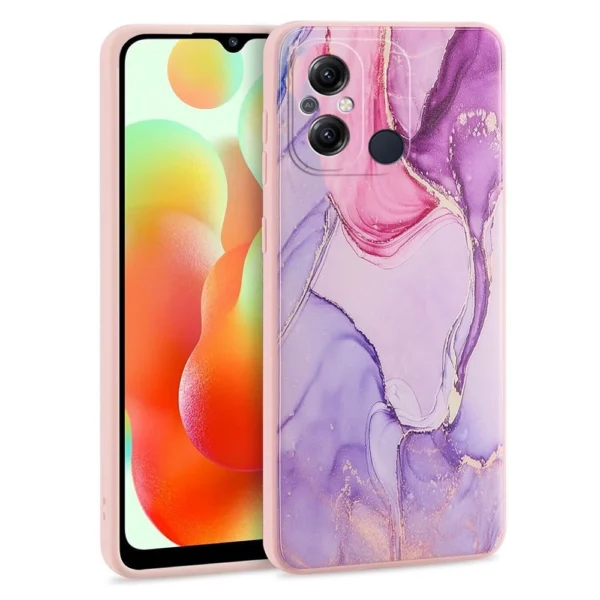 Tech-Protect Mood Case for Xiaomi Redmi 12C - Pink Marbleeng