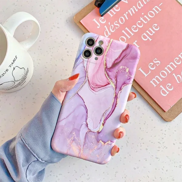 Tech-Protect Mood Case for Xiaomi Redmi 12C - Pink Marbleeng