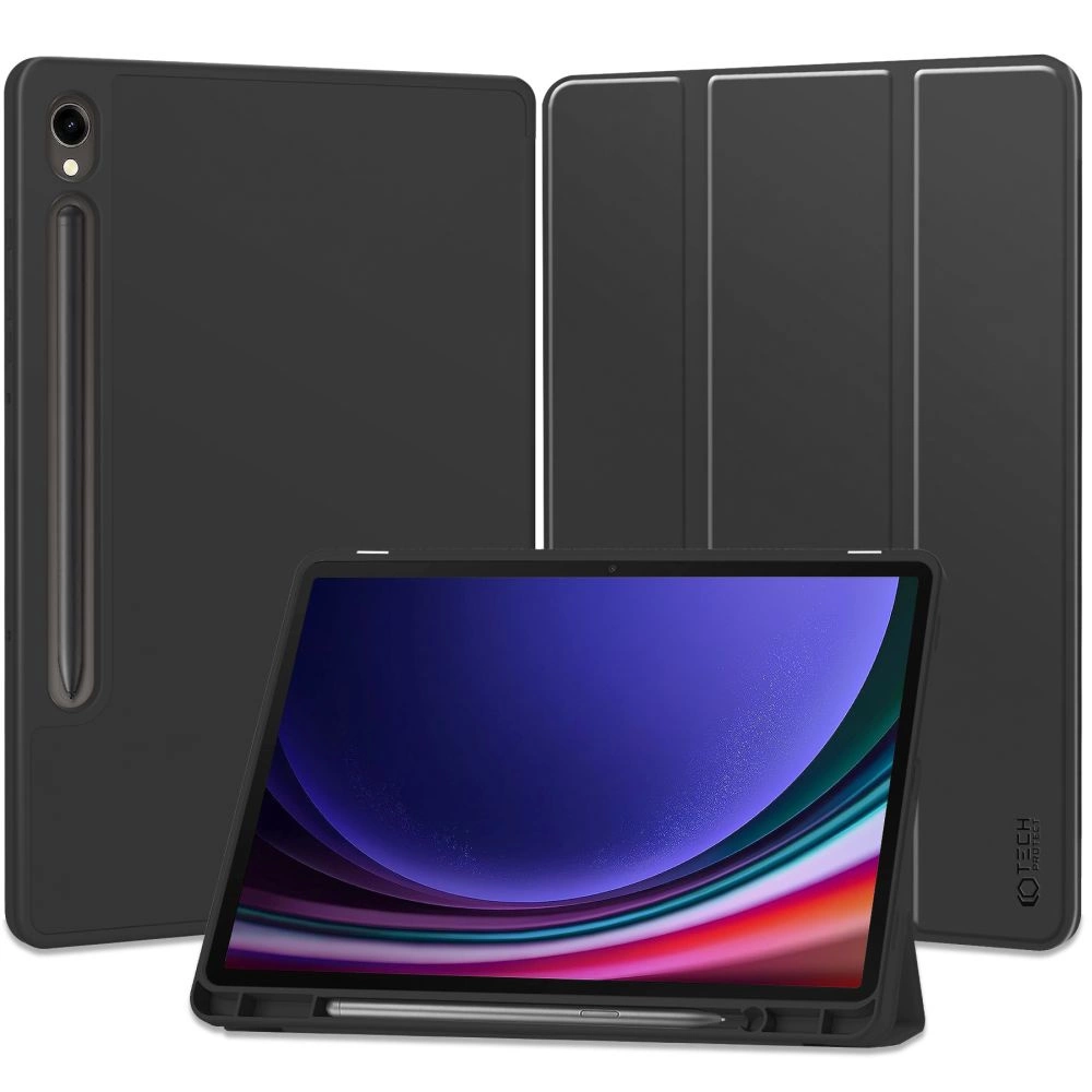 Tech-Protect SC Pen Case for Samsung Galaxy Tab S9 11" X710 / X716B - Blackeng