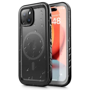 Tech-Protect ShellBox Case Waterproof IP68 with MagSafe for iPhone 15 - Blackeng