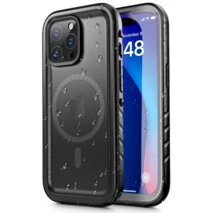 Tech-Protect ShellBox Case Waterproof IP68 with MagSafe for iPhone 15 Pro Max - Blackeng